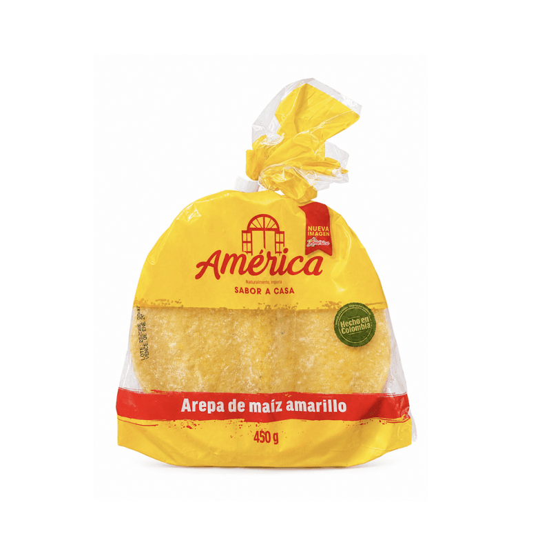 AREPA MAIZ AMARILLO 450g AMERICA
