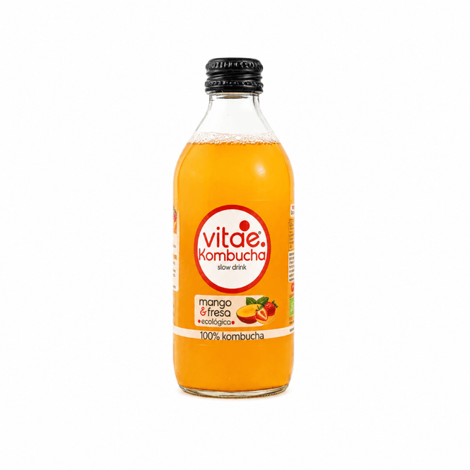 Hovedbilde KOMBUCHA MANGO Y FRESA 250ml VITAE