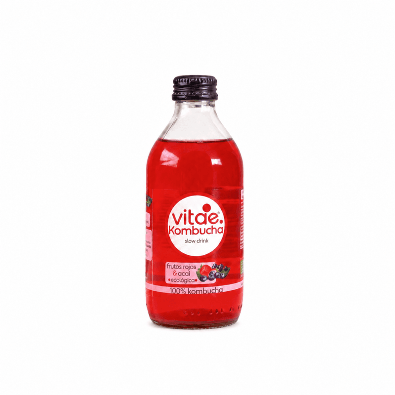 KOMBUCHA FRUTOS ROJOS Y AÇAÍ 250ml VITAE